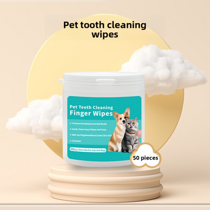 Pet Grooming Wipes and Cleaning Supplies Kit