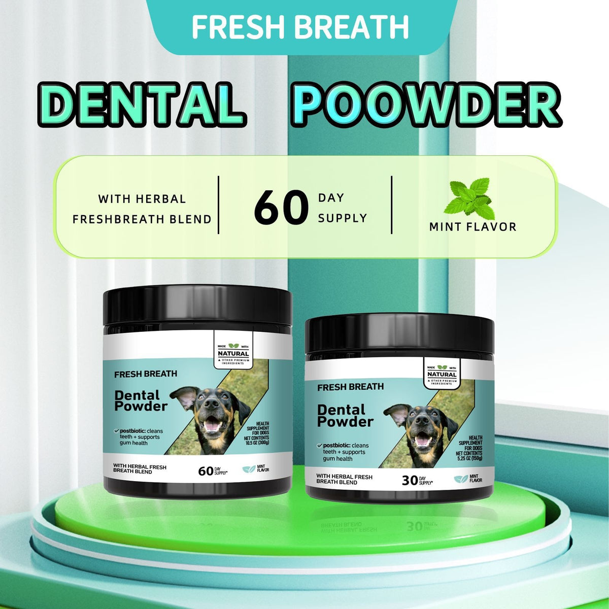 Pet Oral Care Freshening Dental Powder