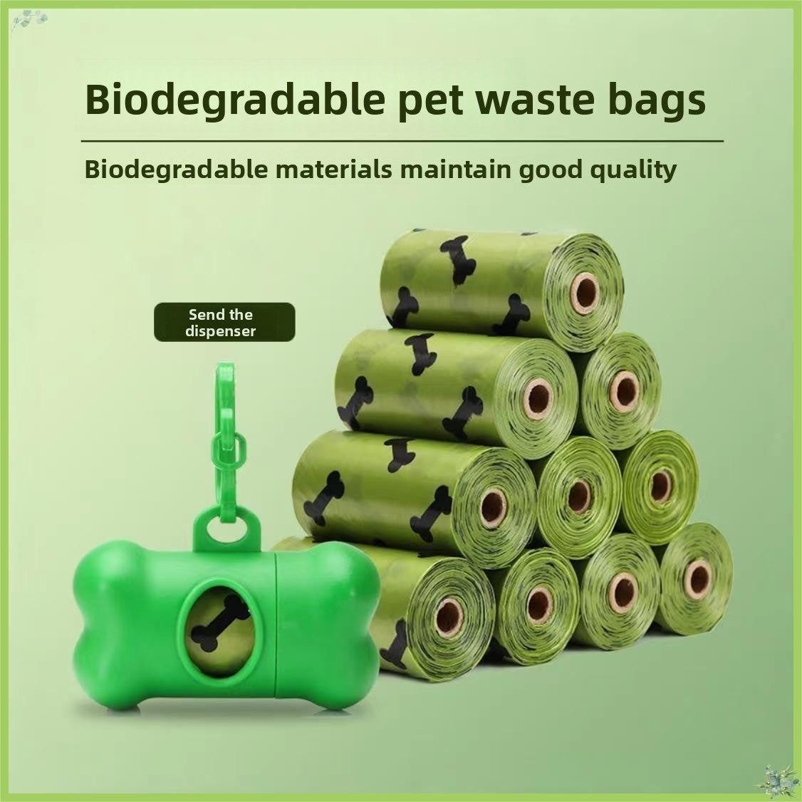 Thickened Biodegradable Scented Dog Poop Bags