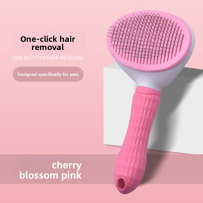 Pet Hair Removal Brush with Self Cleaning Feature