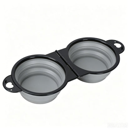 Pet Folding Bowl Dog Rice Bowl Portable One Out