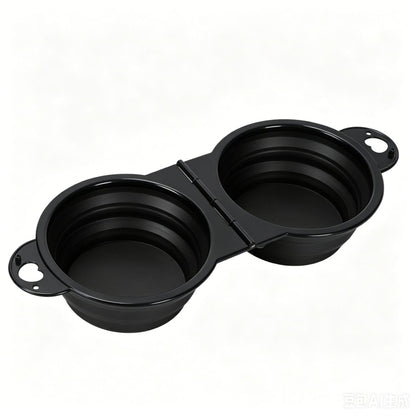Pet Folding Bowl Dog Rice Bowl Portable One Out